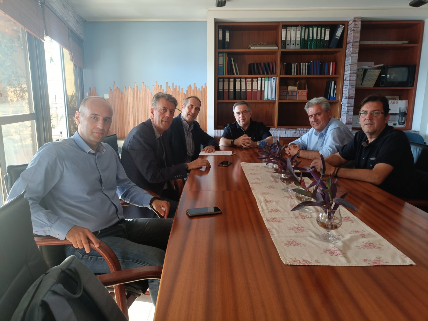 Συνάντηση ΕΣΗΕΘΣΤΕ-Ε με Γ.Γ. Επικοινωνίας και Ενημέρωσης Δημήτρη Γαλαμάτη στο Βόλο